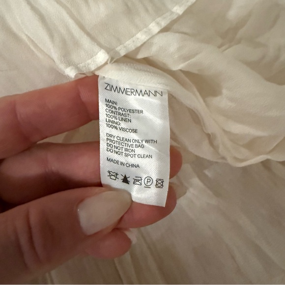 Zimmermann Plisse Dress in Pearl - Picture 16 of 16